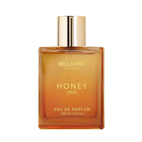 Bellavita Luxury Honey Oud Eau De Parfum | 100 Ml (3.4 Fl.Oz.) | Perfume for Men and Women | Sweet Honey, Bergamot, Oud, and Amber Notes | Women'S Day Special
