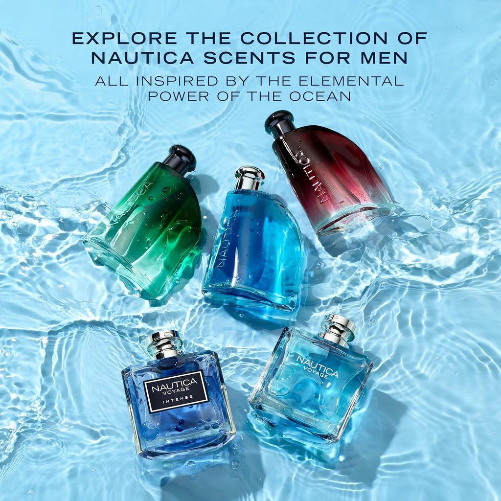 Voyage Eau De Toilette, Cologne and Fragrance for Men, Fresh, Romantic, Fruity Scent Woody, Aquatic Notes of Apple, Water Lotus, Cedarwood, and Musk Ideal Day Wear, Long Lasting 3.3Fl Oz